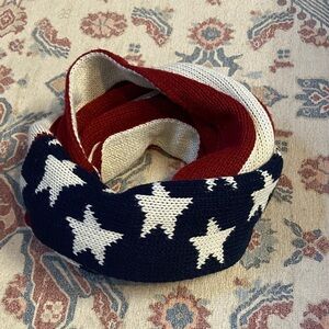 Starry Red, White, and Blue Scarf
